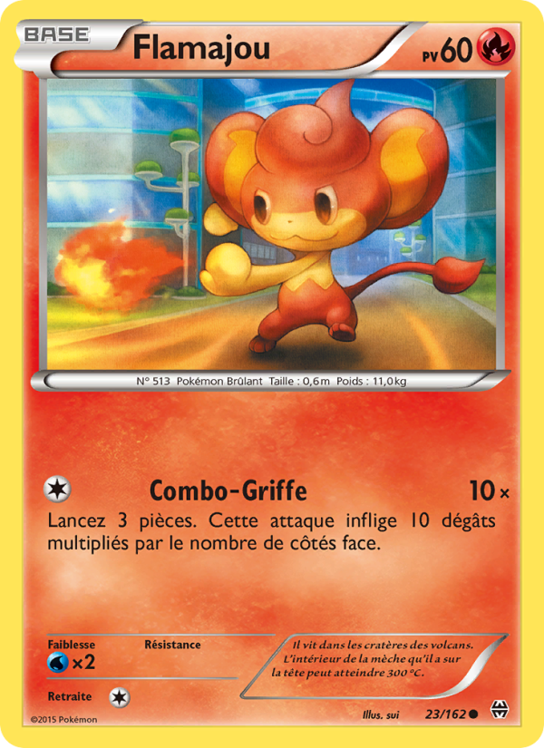 Flamajou 23 — Impulsion Turbo (French Pokémon TCG card)