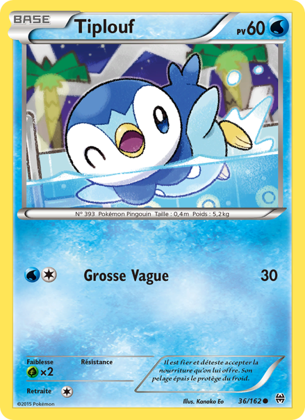 Tiplouf 36 — Impulsion Turbo (French Pokémon TCG card)