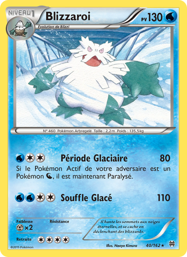 Blizzaroi 40 — Impulsion Turbo (French Pokémon TCG card)