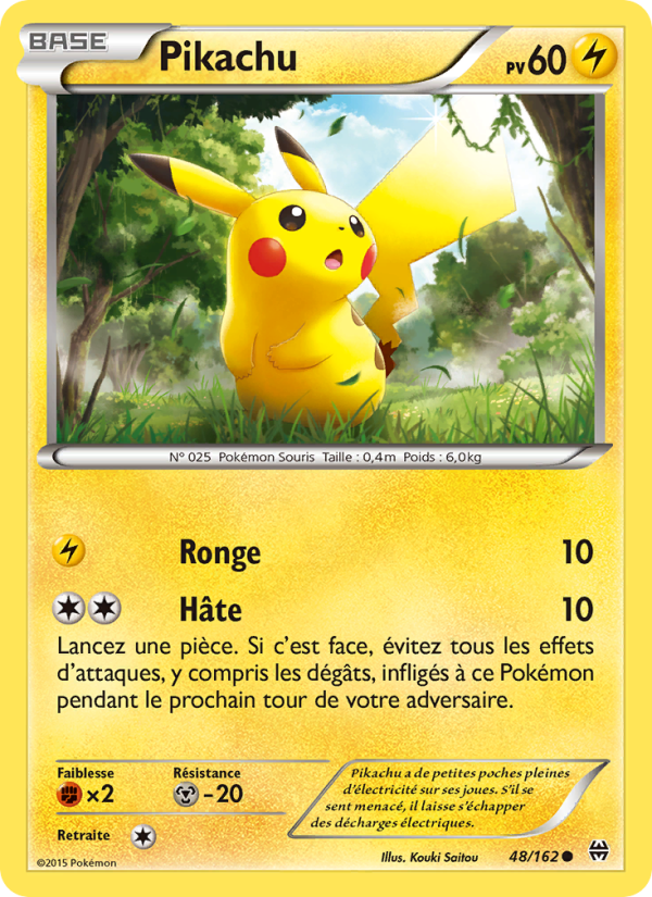 Pikachu 48 — Impulsion Turbo (French Pokémon TCG card)