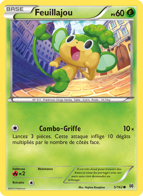 Feuillajou 5 — Impulsion Turbo (French Pokémon TCG card)