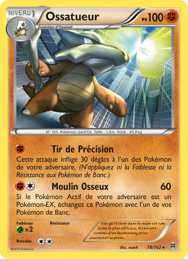 Ossatueur 78 — Impulsion Turbo (French Pokémon TCG card)