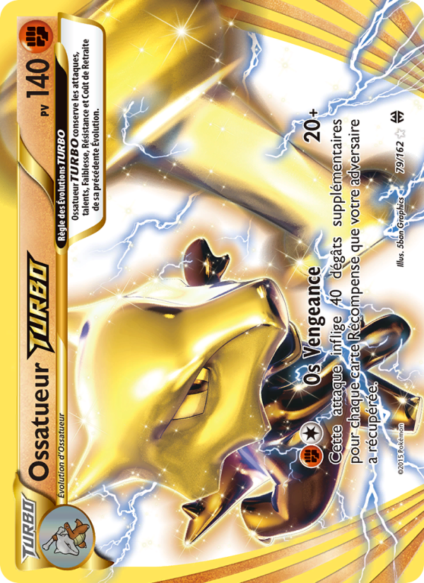 Ossatueur TURBO 79 — Impulsion Turbo (French Pokémon TCG card)