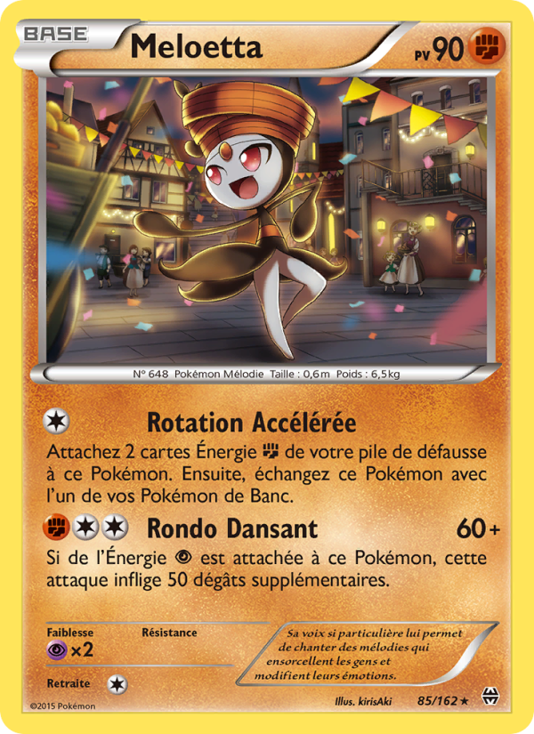 Meloetta 85 — Impulsion Turbo (French Pokémon TCG card)
