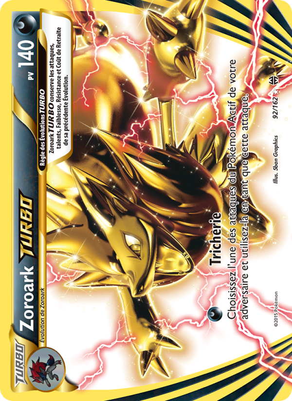 Zoroark TURBO 92 — Impulsion Turbo (French Pokémon TCG card)