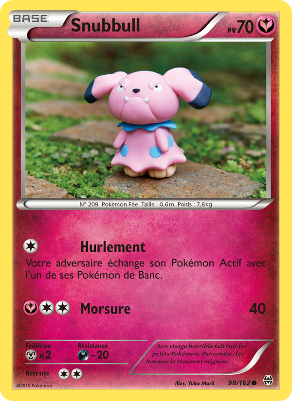 Snubbull 98 — Impulsion Turbo (French Pokémon TCG card)