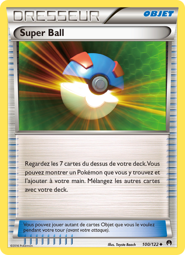 Super Ball 100 — Rupture Turbo (French Pokémon TCG card)