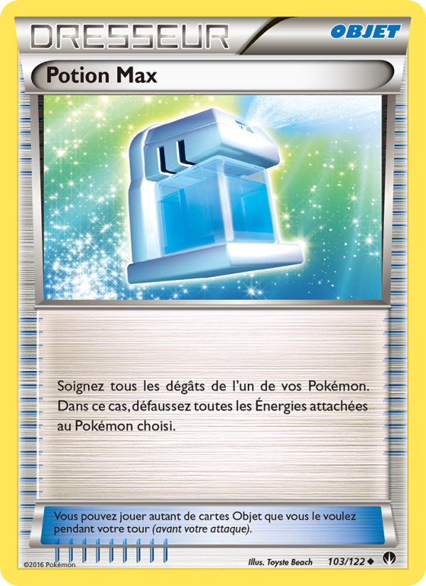 Potion Max 103 — Rupture Turbo (French Pokémon TCG card)