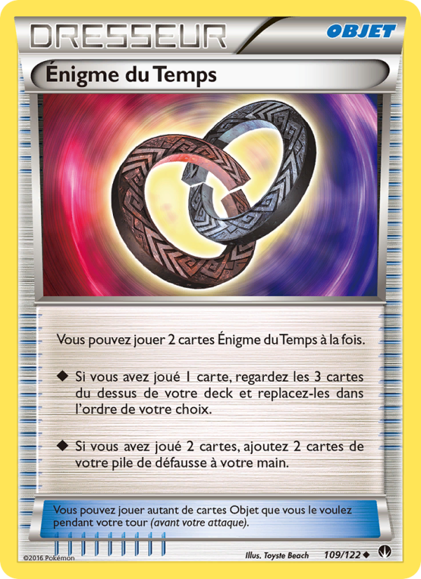 Énigme du Temps 109 — Rupture Turbo (French Pokémon TCG card)