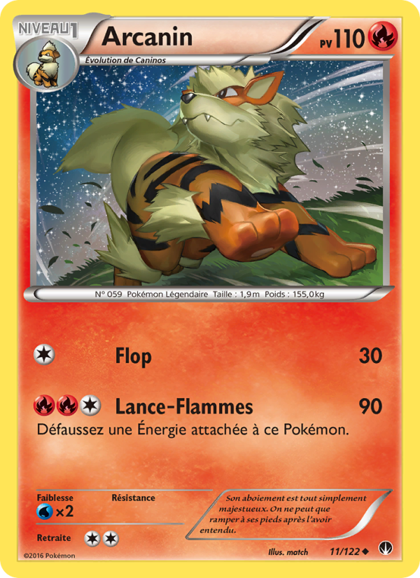 Arcanin 11 — Rupture Turbo (French Pokémon TCG card)