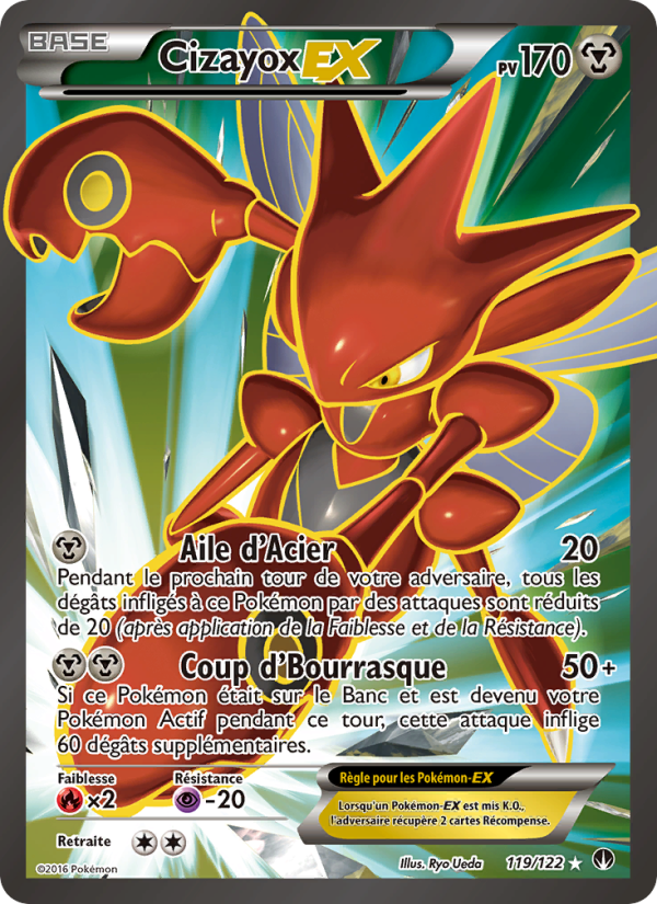 Cizayox EX 119 — Rupture Turbo (French Pokémon TCG card)