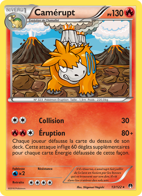 Camérupt 13 — Rupture Turbo (French Pokémon TCG card)