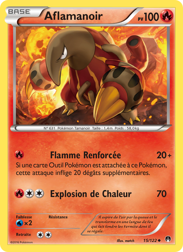 Aflamanoir 15 — Rupture Turbo (French Pokémon TCG card)