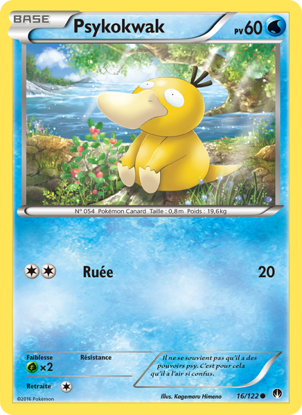 Psykokwak 16 — Rupture Turbo (French Pokémon TCG card)