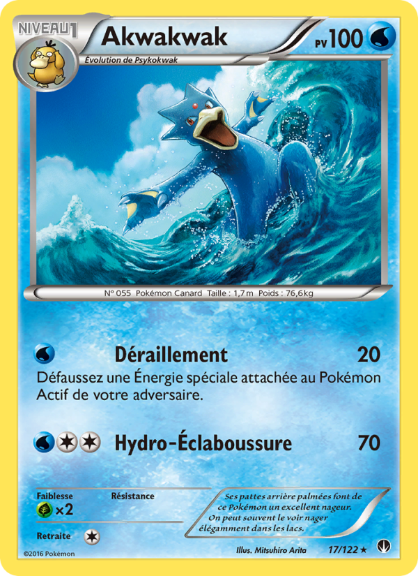 Akwakwak 17 — Rupture Turbo (French Pokémon TCG card)