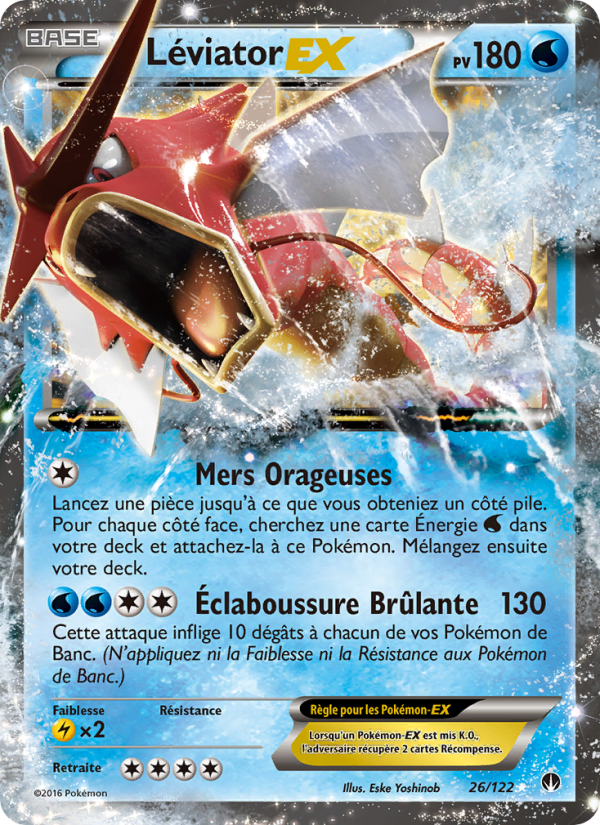 Léviator EX 26 — Rupture Turbo (French Pokémon TCG card)