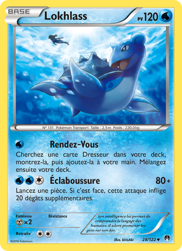 Lokhlass 28 — Rupture Turbo (French Pokémon TCG card)