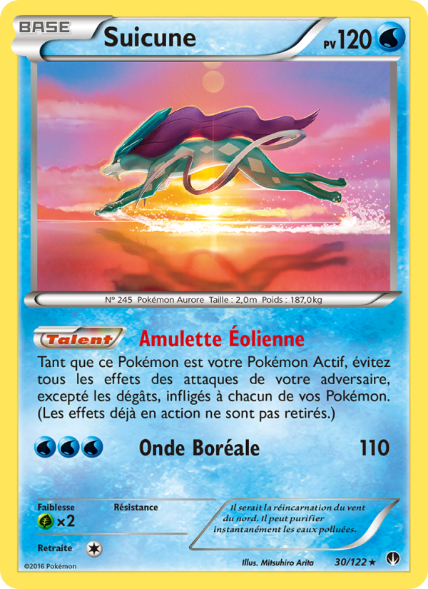 Suicune 30 — Rupture Turbo (French Pokémon TCG card)