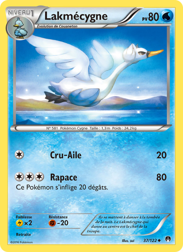 Lakmécygne 37 — Rupture Turbo (French Pokémon TCG card)