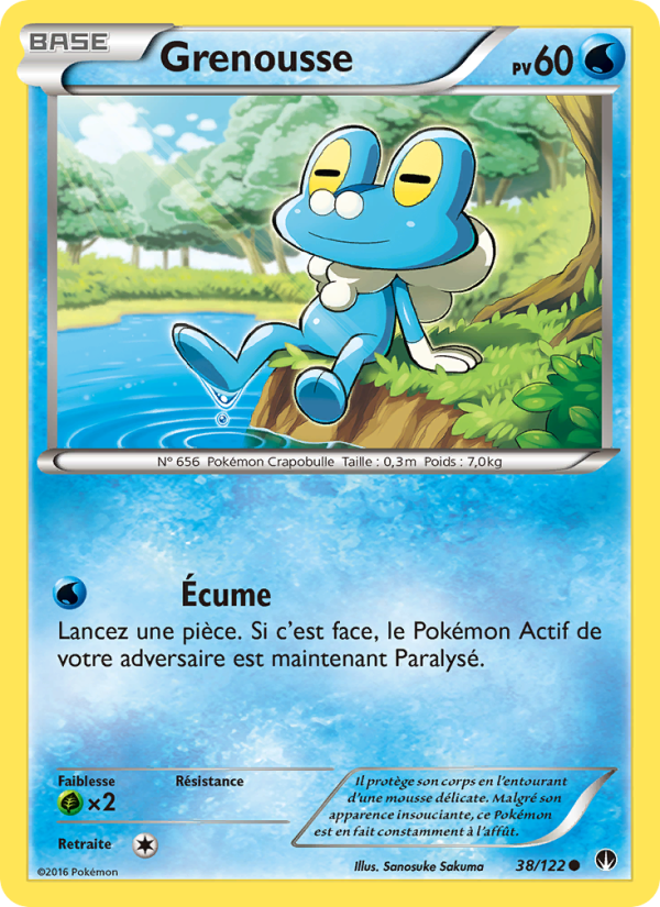 Grenousse 38 — Rupture Turbo (French Pokémon TCG card)