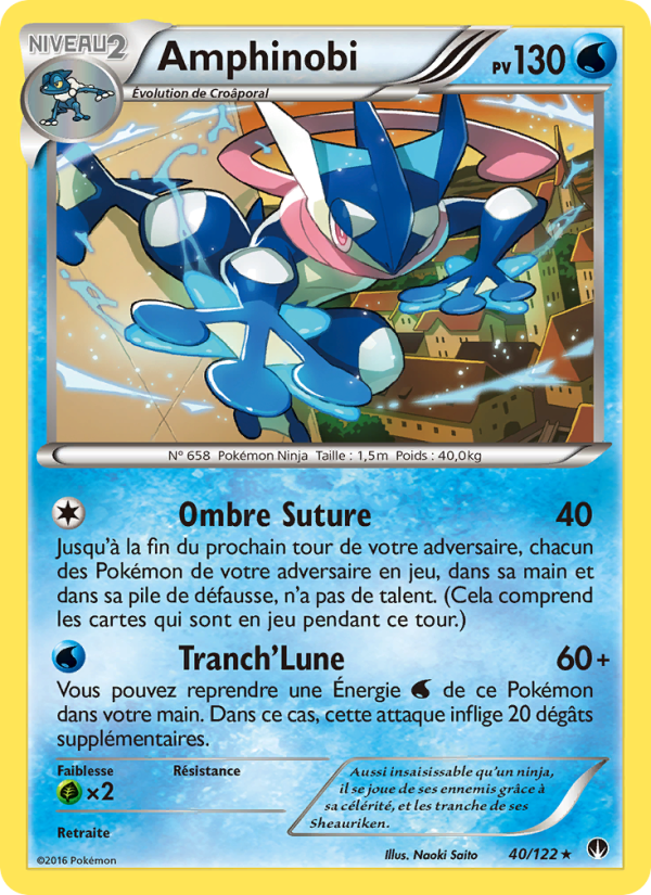 Amphinobi 40 — Rupture Turbo (French Pokémon TCG card)