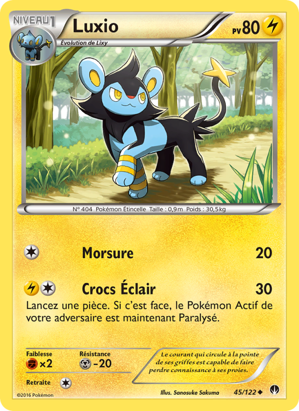 Luxio 45 — Rupture Turbo (French Pokémon TCG card)