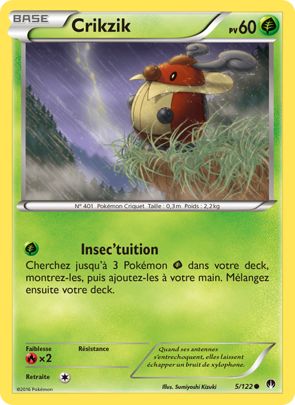 Crikzik 5 — Rupture Turbo (French Pokémon TCG card)
