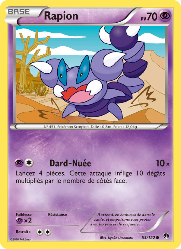 Rapion 53 — Rupture Turbo (French Pokémon TCG card)
