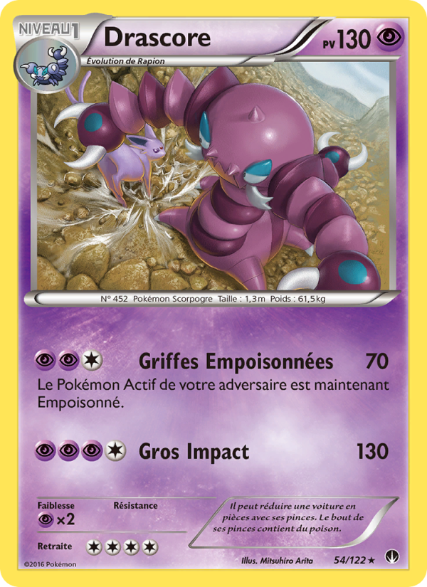 Drascore 54 — Rupture Turbo (French Pokémon TCG card)