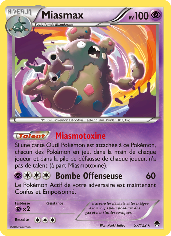 Miasmax 57 — Rupture Turbo (French Pokémon TCG card)