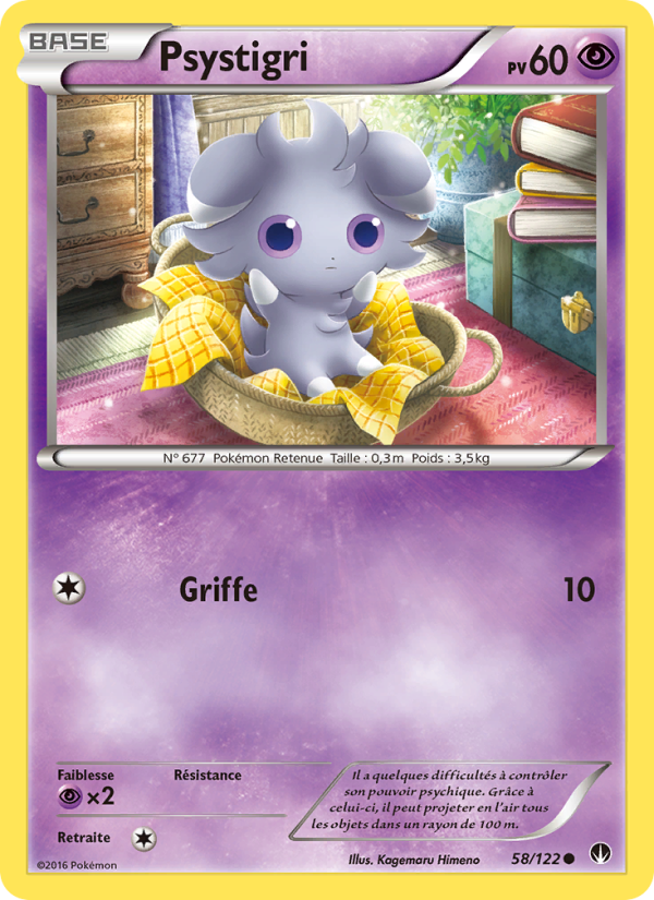 Psystigri 58 — Rupture Turbo (French Pokémon TCG card)