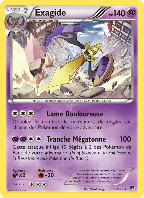 Exagide 62 — Rupture Turbo (French Pokémon TCG card)