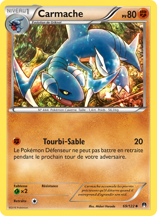 Carmache 69 — Rupture Turbo (French Pokémon TCG card)