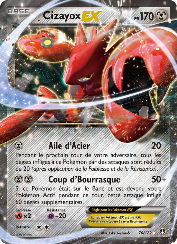Cizayox EX 76 — Rupture Turbo (French Pokémon TCG card)