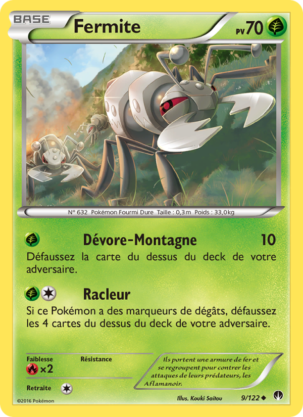 Fermite 9 — Rupture Turbo (French Pokémon TCG card)
