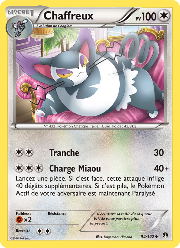 Chaffreux 94 — Rupture Turbo (French Pokémon TCG card)