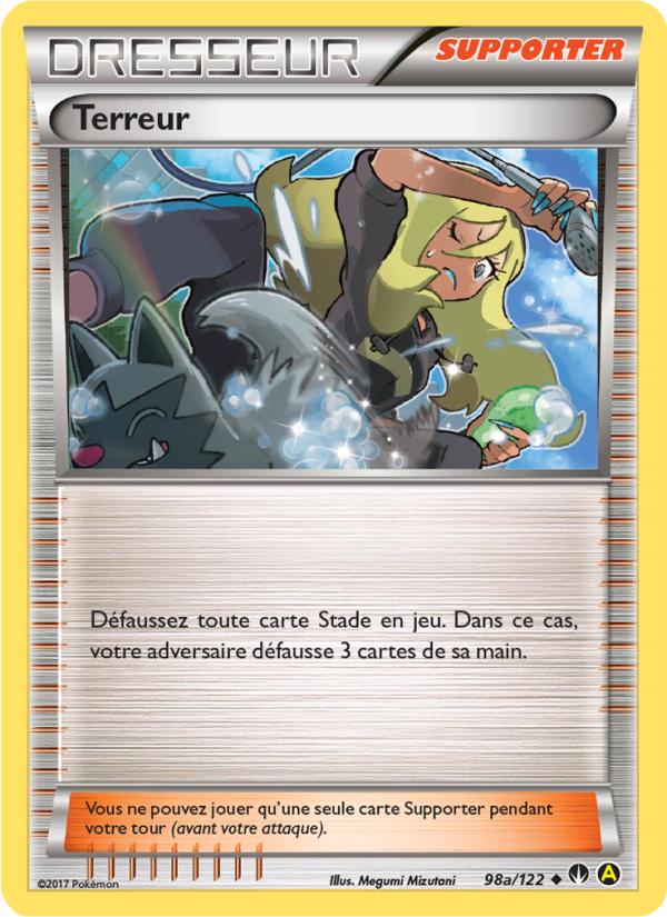 Terreur 98a — Rupture Turbo (French Pokémon TCG card)