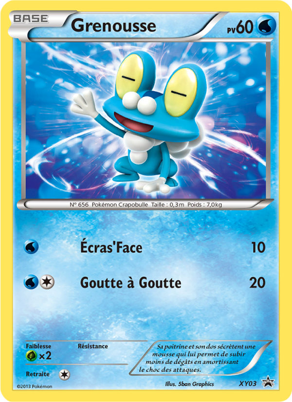 Grenousse XY03 — Promo XY (French Pokémon TCG card)