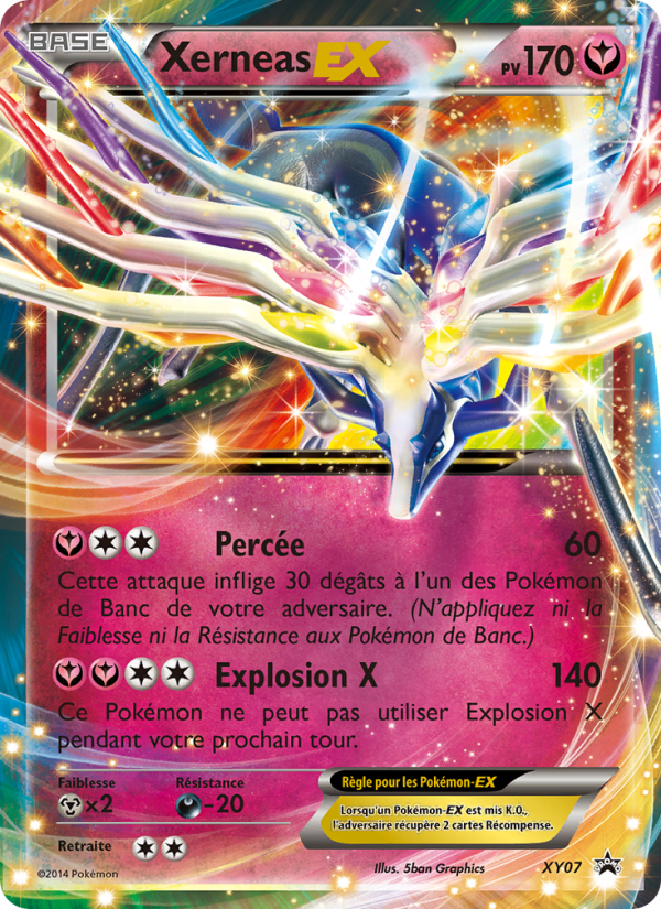 Xerneas EX XY07 — Promo XY (French Pokémon TCG card)