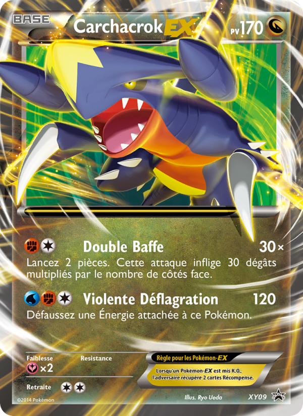 Carchacrok EX XY09 — Promo XY (French Pokémon TCG card)
