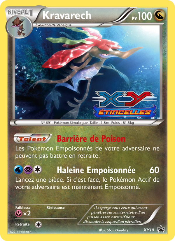 Kravarech XY10 — Promo XY (French Pokémon TCG card)