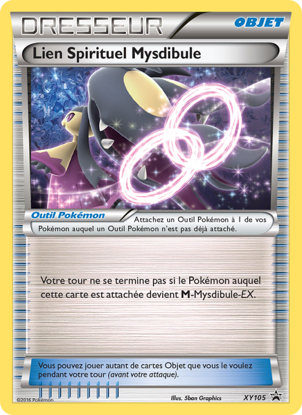 Lien Spirituel Mysdibule XY105 — Promo XY (French Pokémon TCG card)