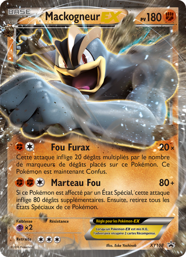Mackogneur EX XY108 — Promo XY (French Pokémon TCG card)