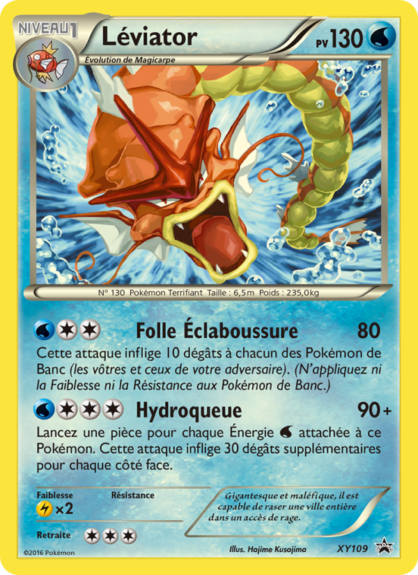 Léviator XY109 — Promo XY (French Pokémon TCG card)