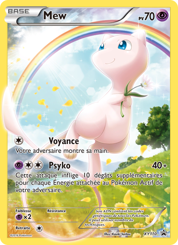 Mew XY110 — Promo XY (French Pokémon TCG card)