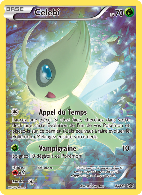 Celebi XY111 — Promo XY (French Pokémon TCG card)