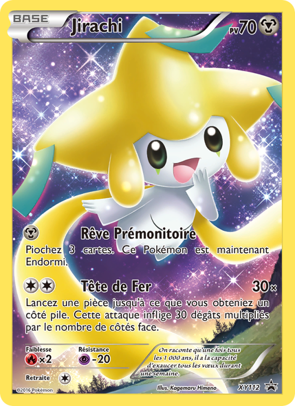 Jirachi XY112 — Promo XY (French Pokémon TCG card)