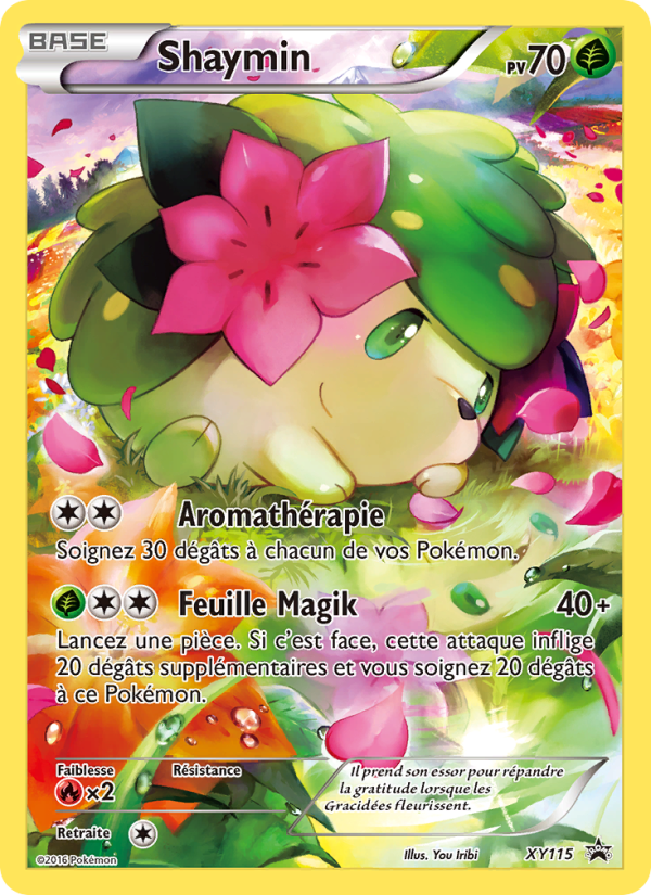 Shaymin XY115 — Promo XY (French Pokémon TCG card)