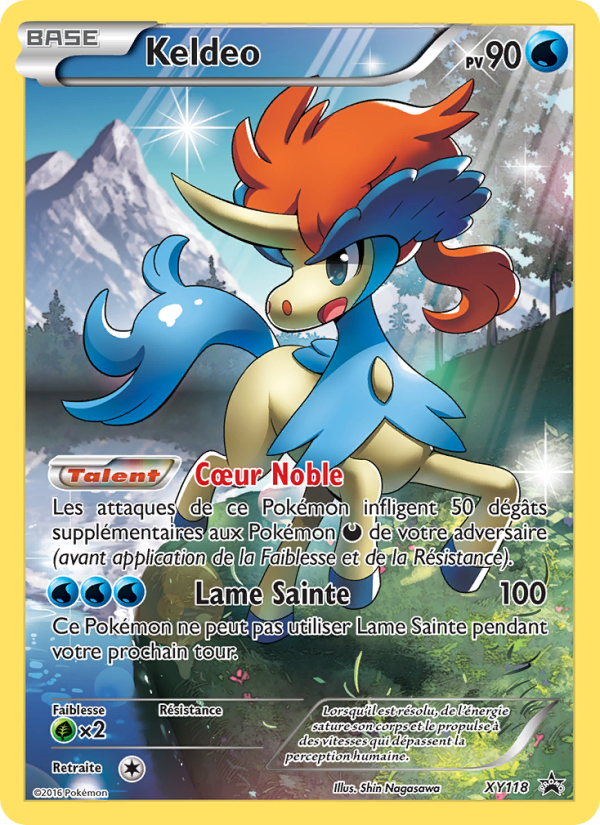 Keldeo XY118 — Promo XY (French Pokémon TCG card)