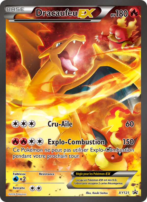 Dracaufeu EX XY121 — Promo XY (French Pokémon TCG card)